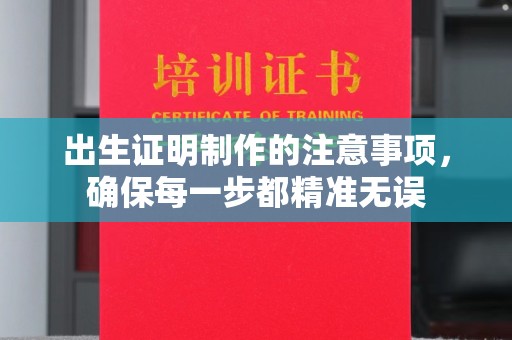 静乐出生证明制作的注意事项，确保每一步都精准无误