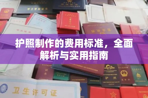 静乐护照制作的费用标准，全面解析与实用指南